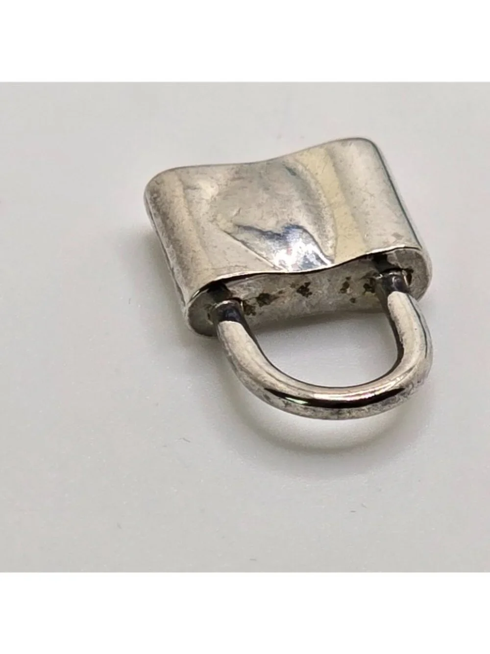 VTG Tiffany & Co 1837 Padlock Charm Sterling Silver 925 T&Co Lock Pendant Pouch - Picture 4 of 13